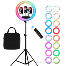 Lampada ad anello selfie per video trucco dimmerabile da 16 pollici a LED